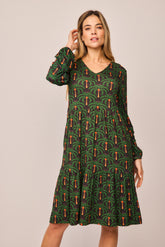 Short Soto Black Palmer Dress